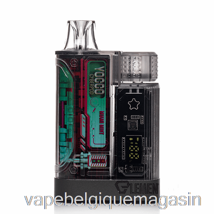 Vape Belgique Yocco Cyberpod 12000 Jetable Miami Menthe